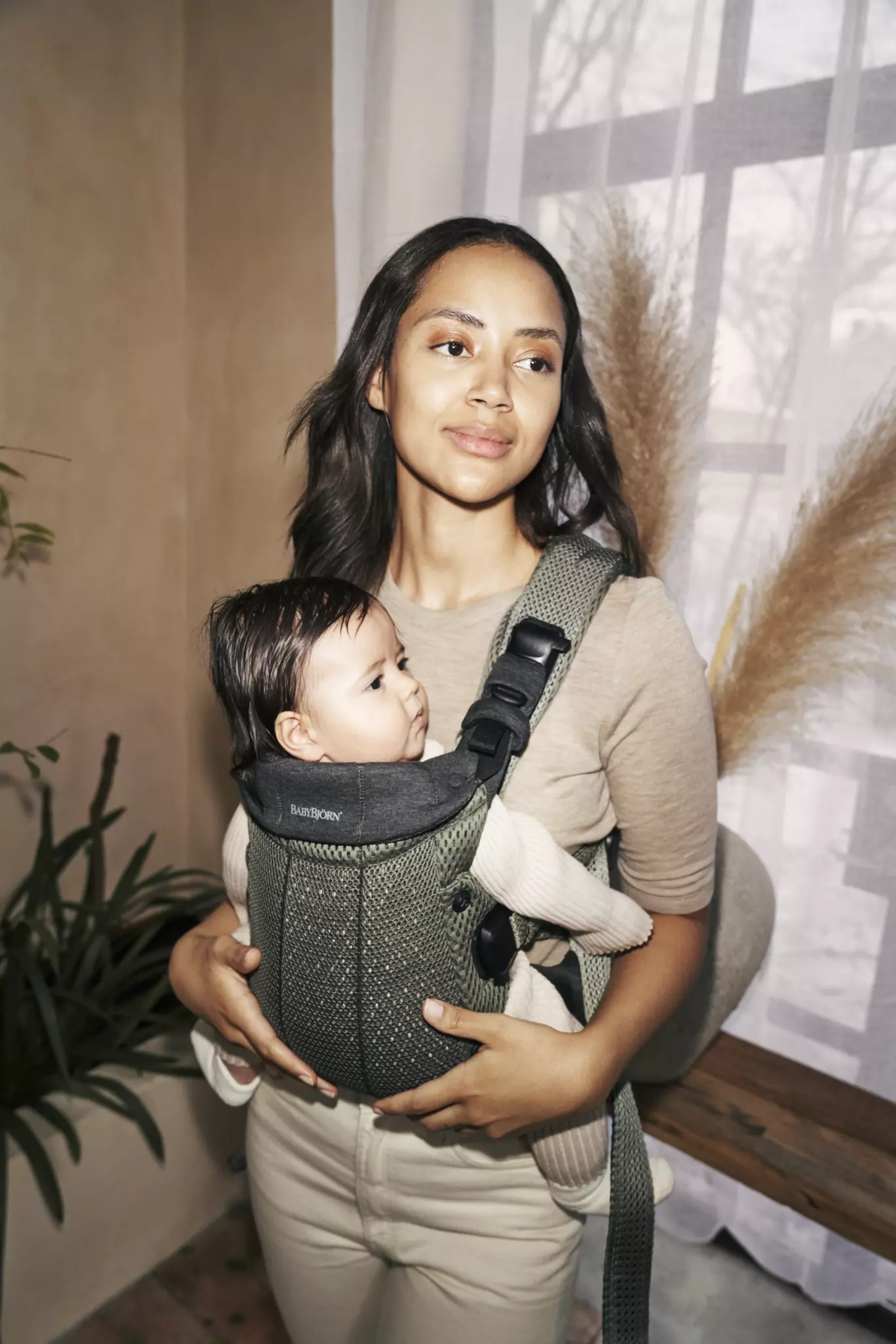 Babybjorn , Nosidełko Harmony 3D Mesh, Zielony Babybjorn , Nosidełko Harmony 3D Mesh, Zielony