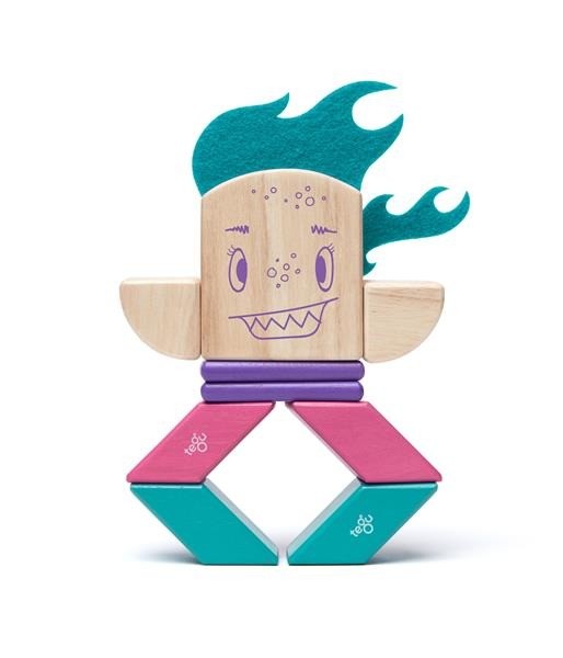 Tegu, Drewniane klocki magnetyczne STICKY MONSTERS Finklebear Tegu, Drewniane klocki magnetyczne STICKY MONSTERS Finklebear