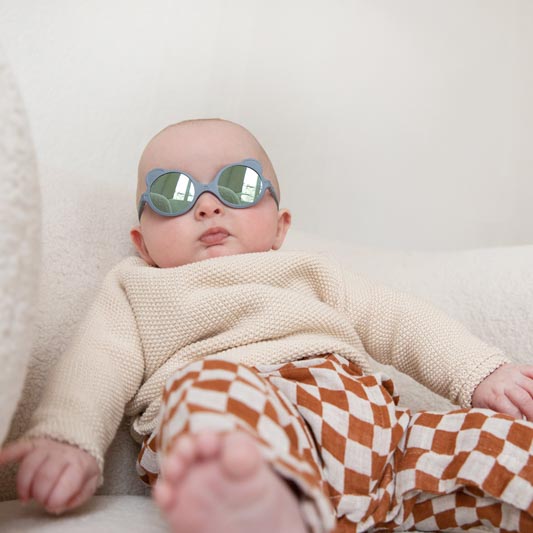 Ki ET LA, Okulary przeciwsłoneczne Ours'on 0-1 Silver blue Ki ET LA, Okulary przeciwsłoneczne Ours'on 0-1 Silver blue