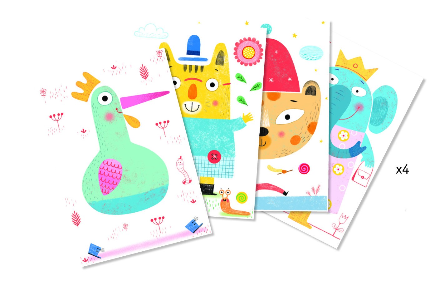 Djeco, Zestaw artystyczny Filomena i przyjaciel