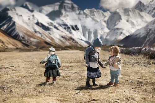 Elodie Details,  Czapka wełniana - Tender Blue 6-12 m