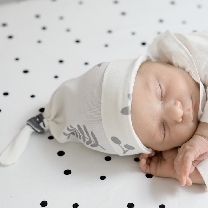 Sleepee, Czapeczka Krasnal 2-pack Wiewióry/Pink 0-2 miesiące