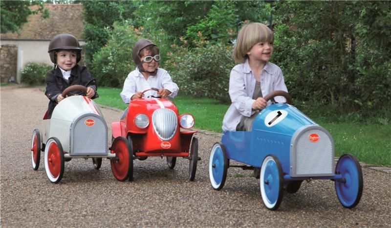 Samochód na pedały Monthléry niebieski Baghera