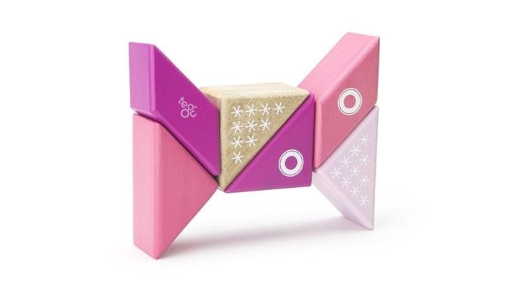 Tegu, Drewniane klocki magnetyczne TRAVEL PALS 6szt Kot