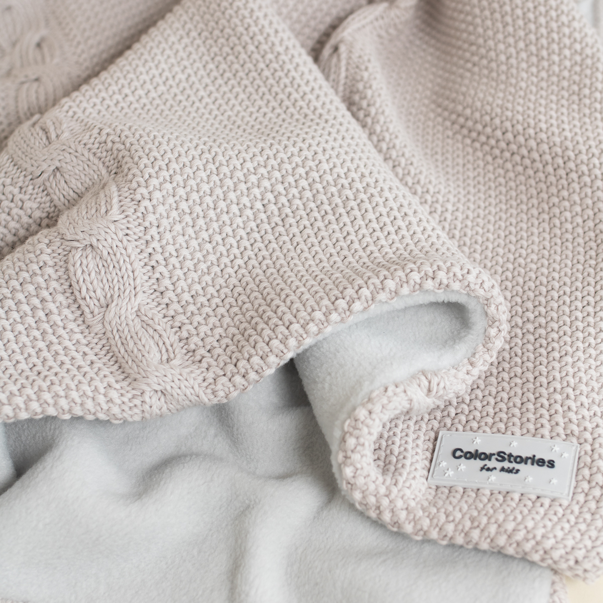 ColorStories, Kocyk ocieplany S Ciepły Beż