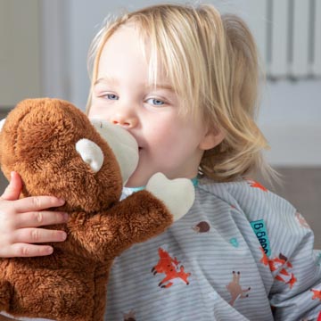 BIBaDO, Wodoodporny śliniak z długim rękawem BLW Woodland BIBaDO, Wodoodporny śliniak z długim rękawem BLW Woodland