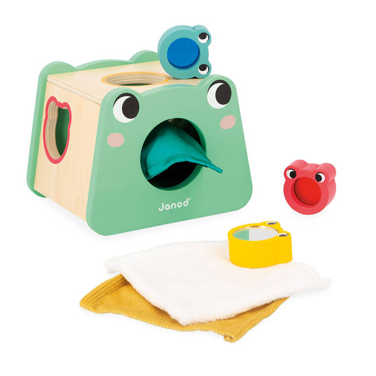 Janod, Zestaw zabawek edukacyjnych Box 12 m Janod, Zestaw zabawek edukacyjnych Box 12 m