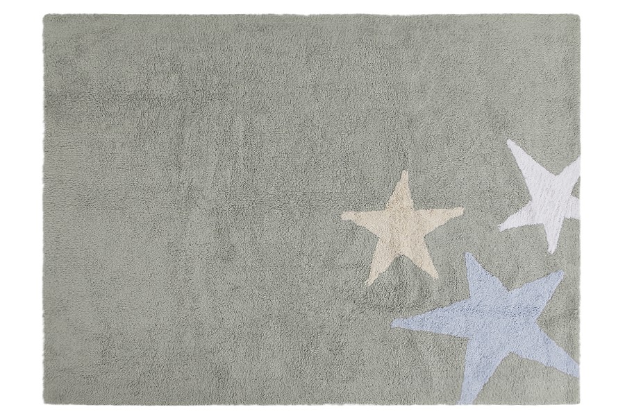 Dywan do prania w pralce Tres Estrellas Tricolor Azul/Blue