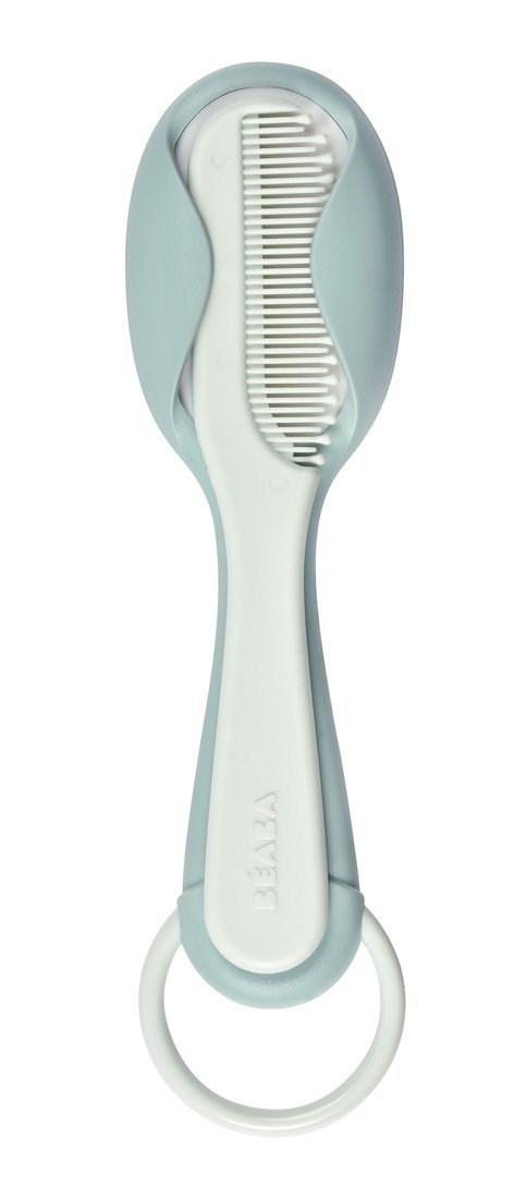 Beaba, Szczoteczka do włosów i grzebień Green Blue