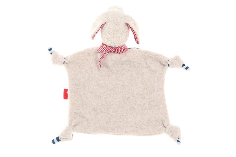 SIGIKID, Przytulaczek komforter Piesek w niebieskie paski