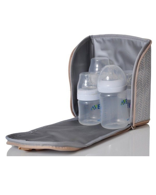 PacaPod, Torba termiczna na akcesoria niebieska jodełka