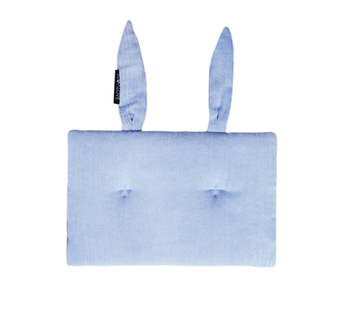 Lullalove, Poduszka królik - serenity - niebieski