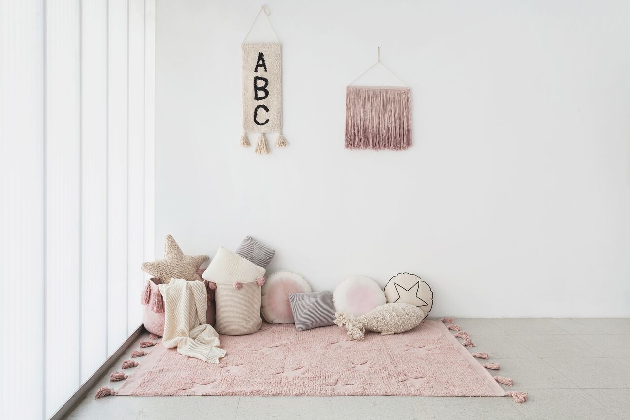 Lorena Canals, dywan do prania HIPPY STARS VINTAGE NUDE Lorena Canals, dywan do prania HIPPY STARS VINTAGE NUDE