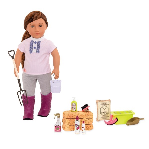 Our Generation, Zestaw akcesoriów – Hay and Neigh Care Set – LALKA DBA O SWOJEGO KONIA Our Generation, Zestaw akcesoriów – Hay and Neigh Care Set – LALKA DBA O SWOJEGO KONIA