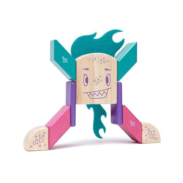 Tegu, Drewniane klocki magnetyczne STICKY MONSTERS Finklebear Tegu, Drewniane klocki magnetyczne STICKY MONSTERS Finklebear