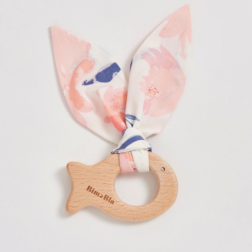 Bimbla, Drewniany gryzak Little Friends Blossom rybka