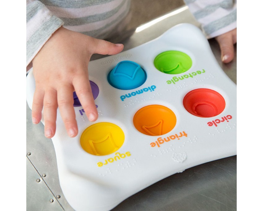 Fat Brain Toy, Bąbelki Dimpl Duo - Kształty i Kolory Fat Brain Toy, Bąbelki Dimpl Duo - Kształty i Kolory