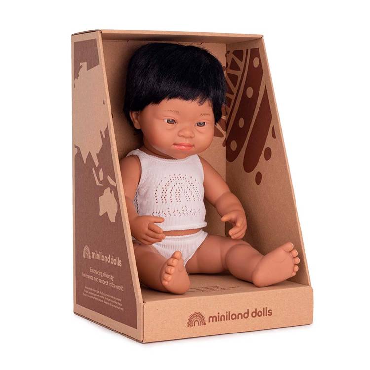 Miniland Doll, Lalka chłopiec Hiszpan DS 38cm Miniland Doll, Lalka chłopiec Hiszpan DS 38cm