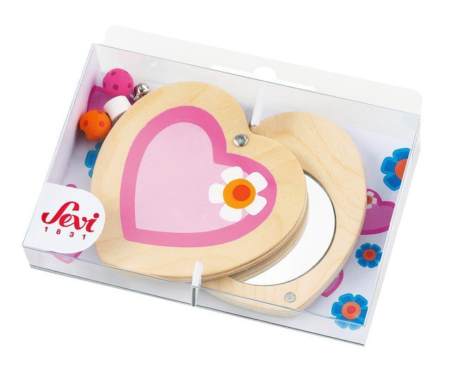 Sevi, Drewniane lusterko serce
