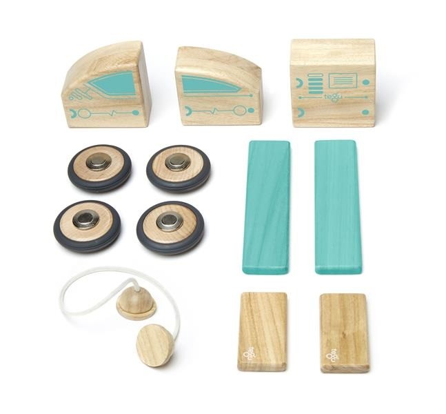 Tegu, Drewniane klocki magnetyczne FUTURE LINE Circuit Racer Tegu, Drewniane klocki magnetyczne FUTURE LINE Circuit Racer