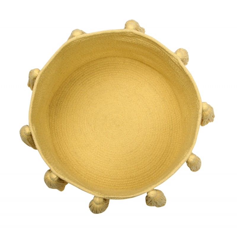 Lorena Canals, Basket Tassels Yellow Lorena Canals, Basket Tassels Yellow
