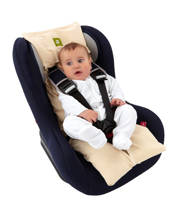 Eko materacyk do fotelika samochodowego -  NATI NATURALI beż Eko materacyk do fotelika samochodowego -  NATI NATURALI beż