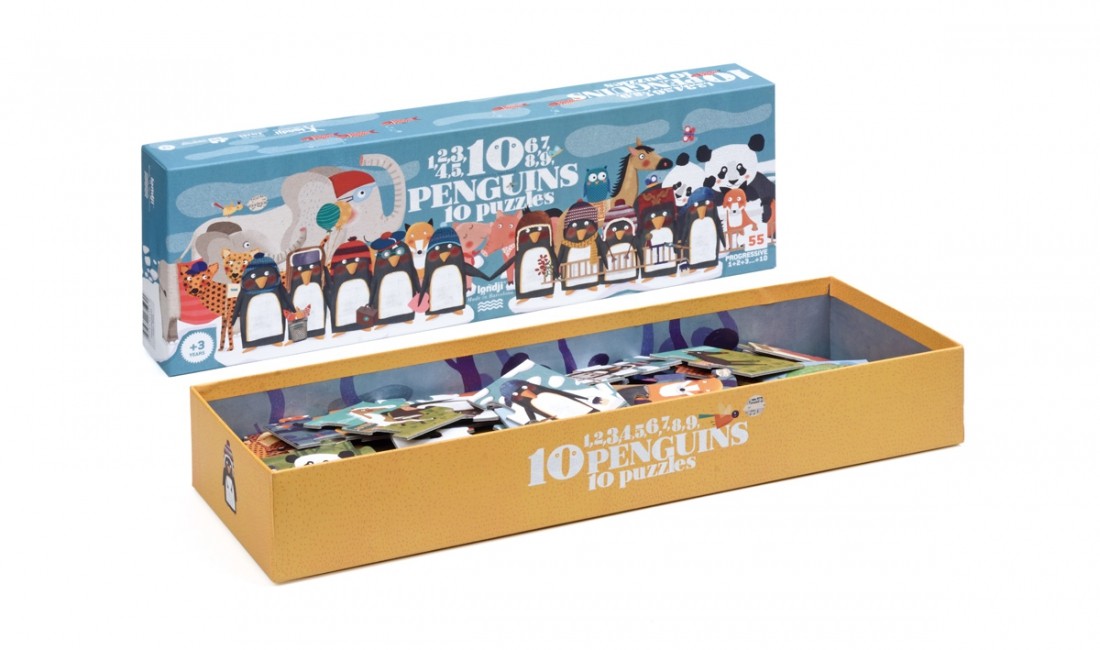 Londji, 10 Penguins Puzzle Londji, 10 Penguins Puzzle