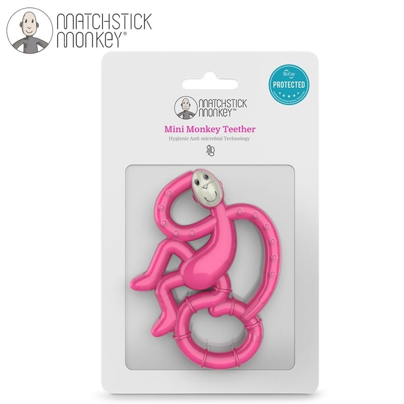 Matchstick Monkey, Mini Pink Gryzak Masujący