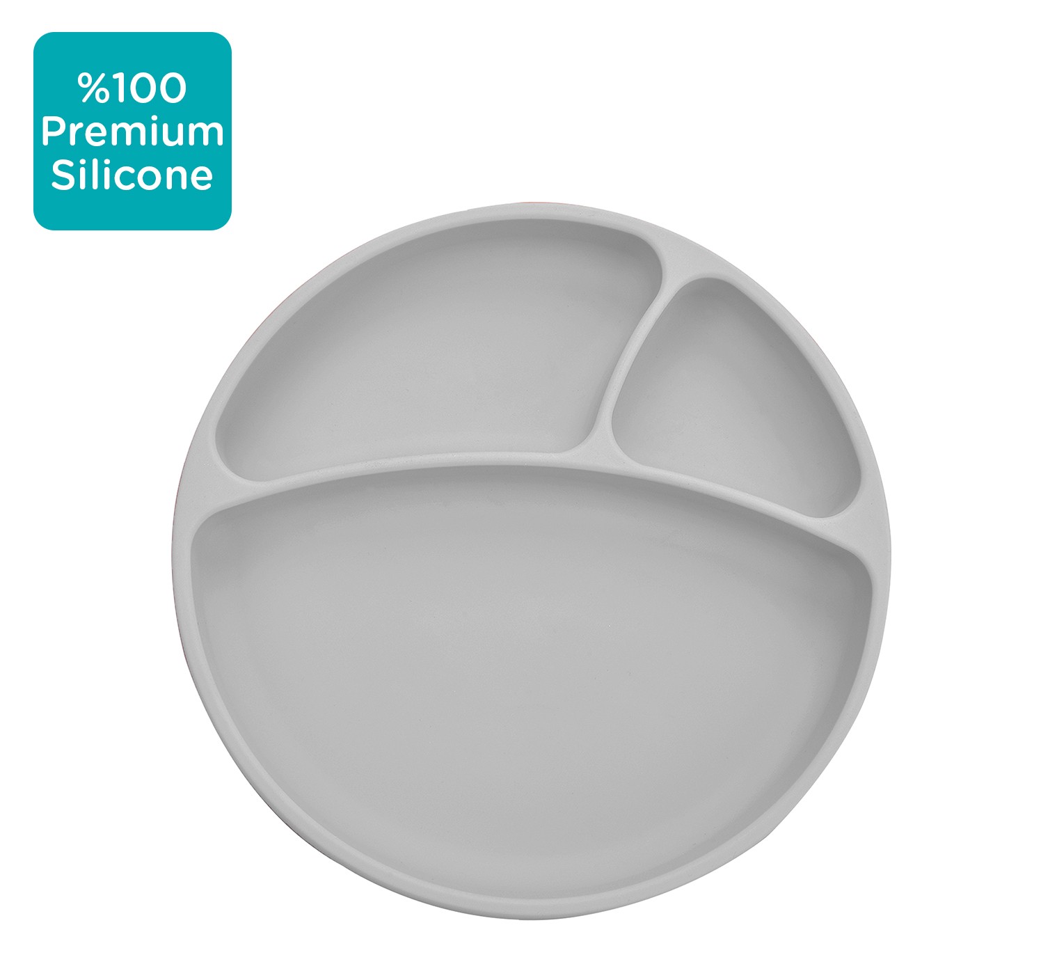 Minikoioi, Talerzyk silikonowy szary
