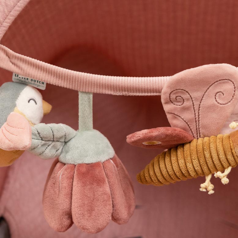 Little Dutch, Zawieszka interaktywna do fotelika Flowers & Butterflies