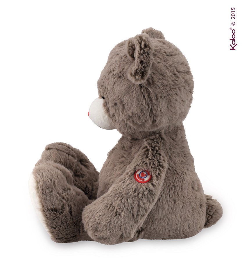 Kaloo, Miś czekoladowy brąz duży 38 cm kolekcja Rouge