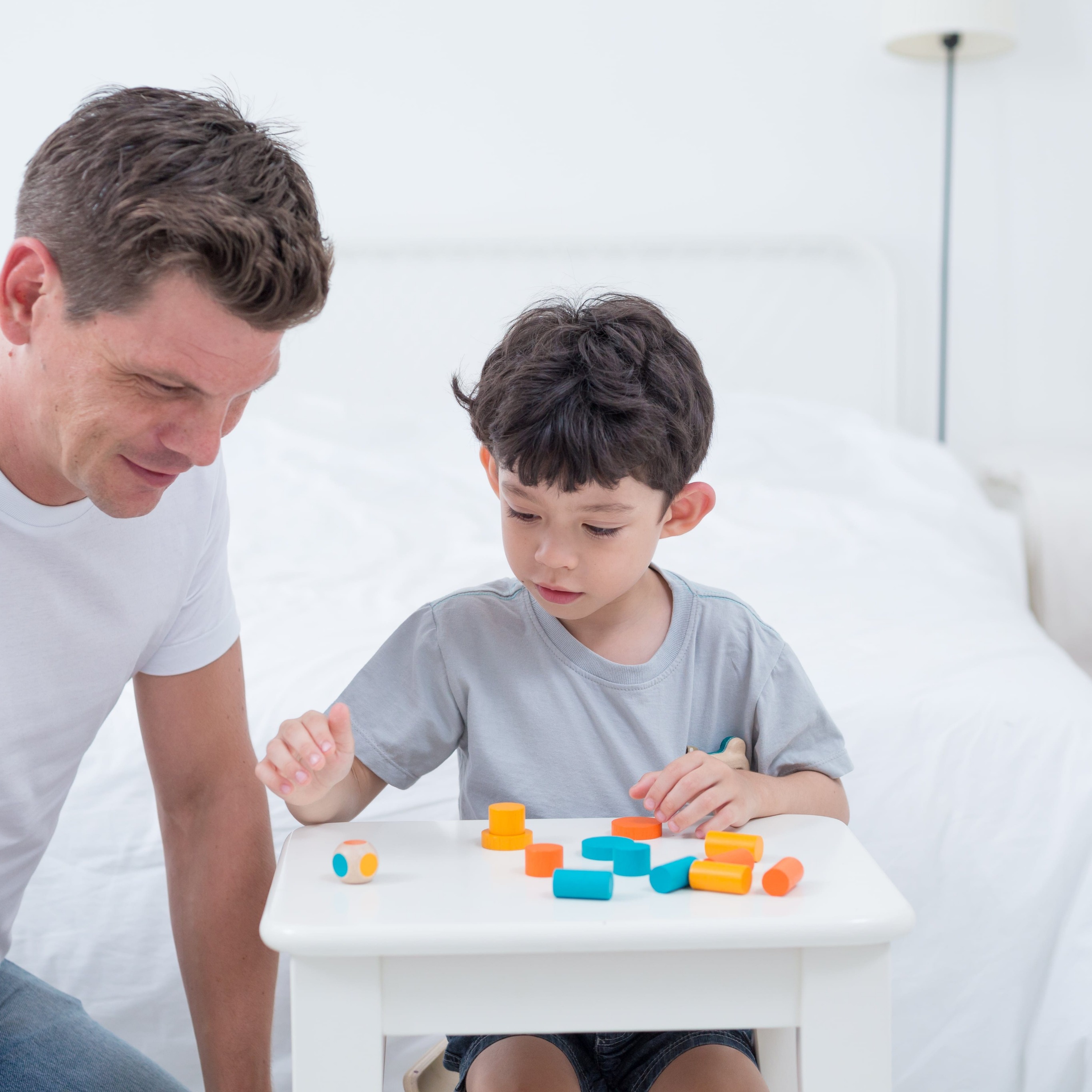 Plan Toys, Mini Gra w Metalowym pudełku - Balansująca wieża