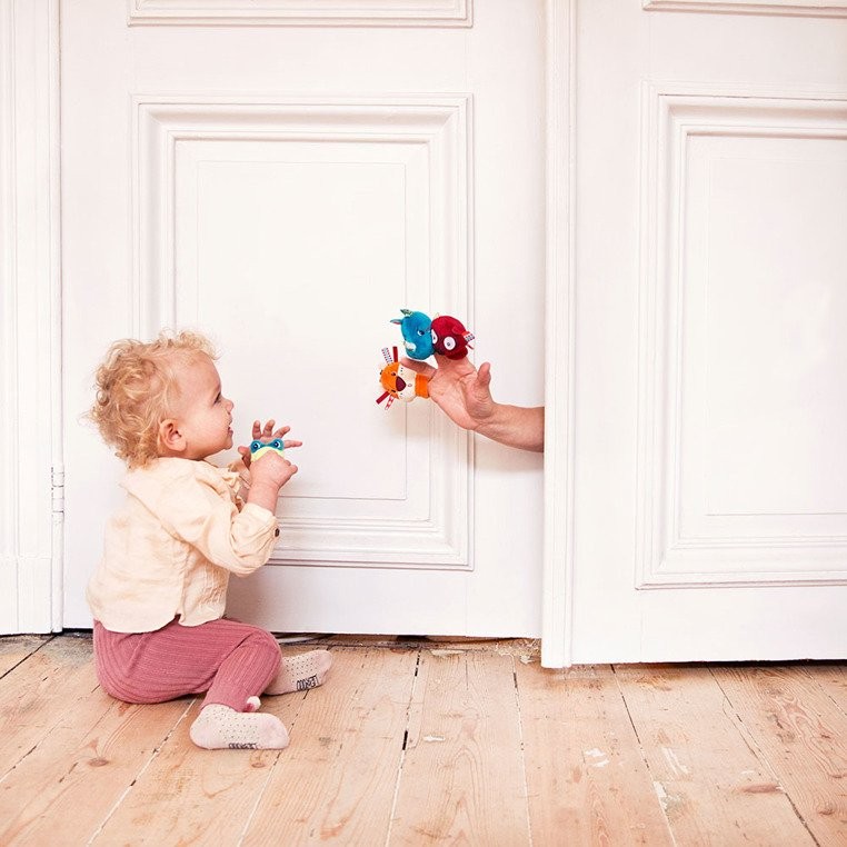 Lilliputiens, Zestaw mini-pacynek na palce Dżungla 12 m+ Lilliputiens, Zestaw mini-pacynek na palce Dżungla 12 m+