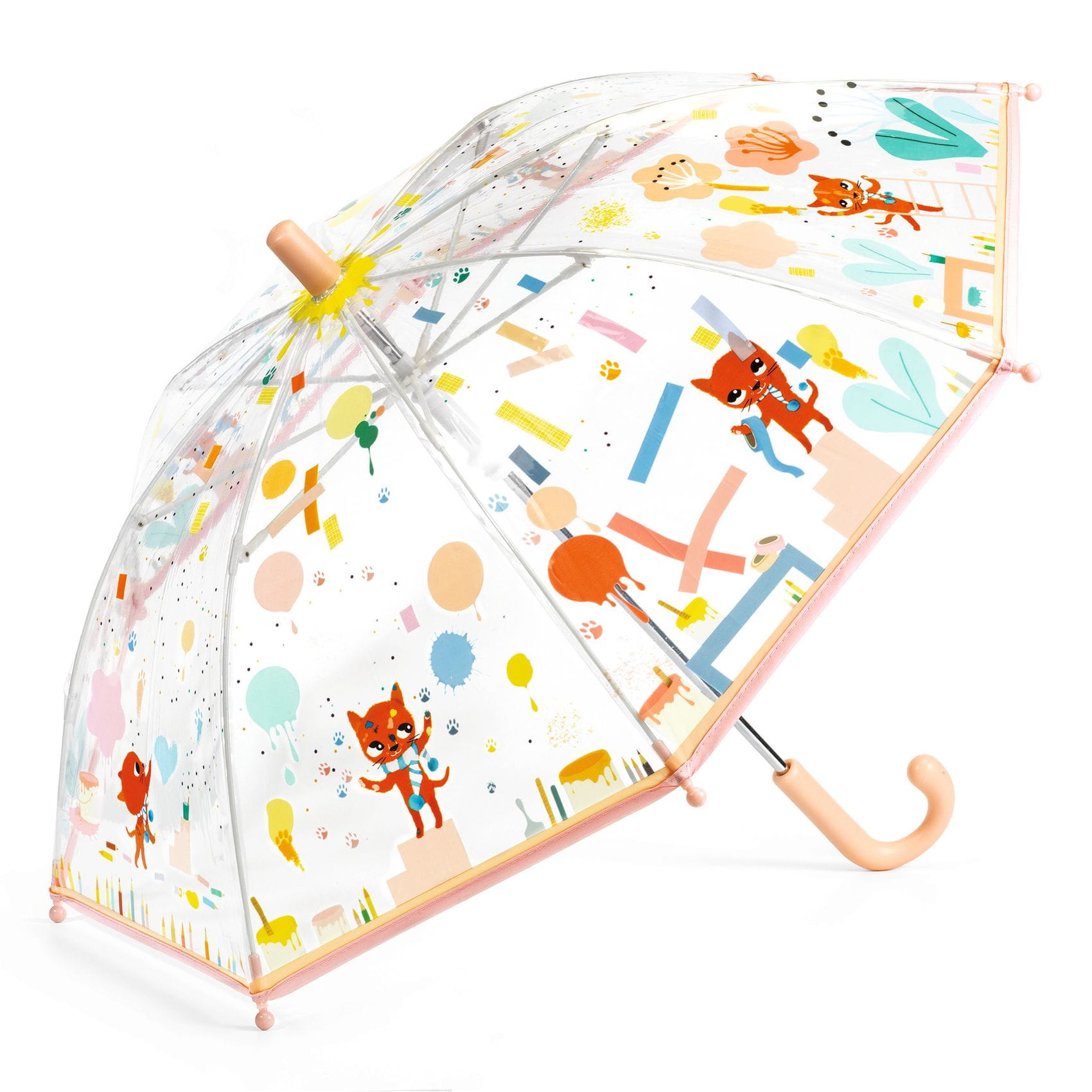 Djeco, Parasol przeciwdeszczowy dla dzieci  Kotek