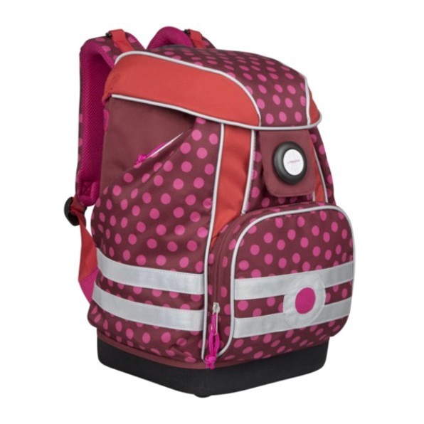 Lassig, tornister 4K Dottie red