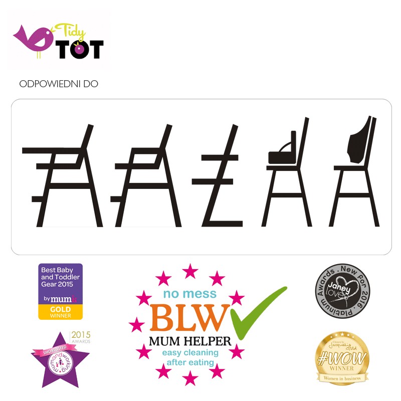 Tidy Tot, Kit Green - zestaw do nauki jedzenia metodą BLW