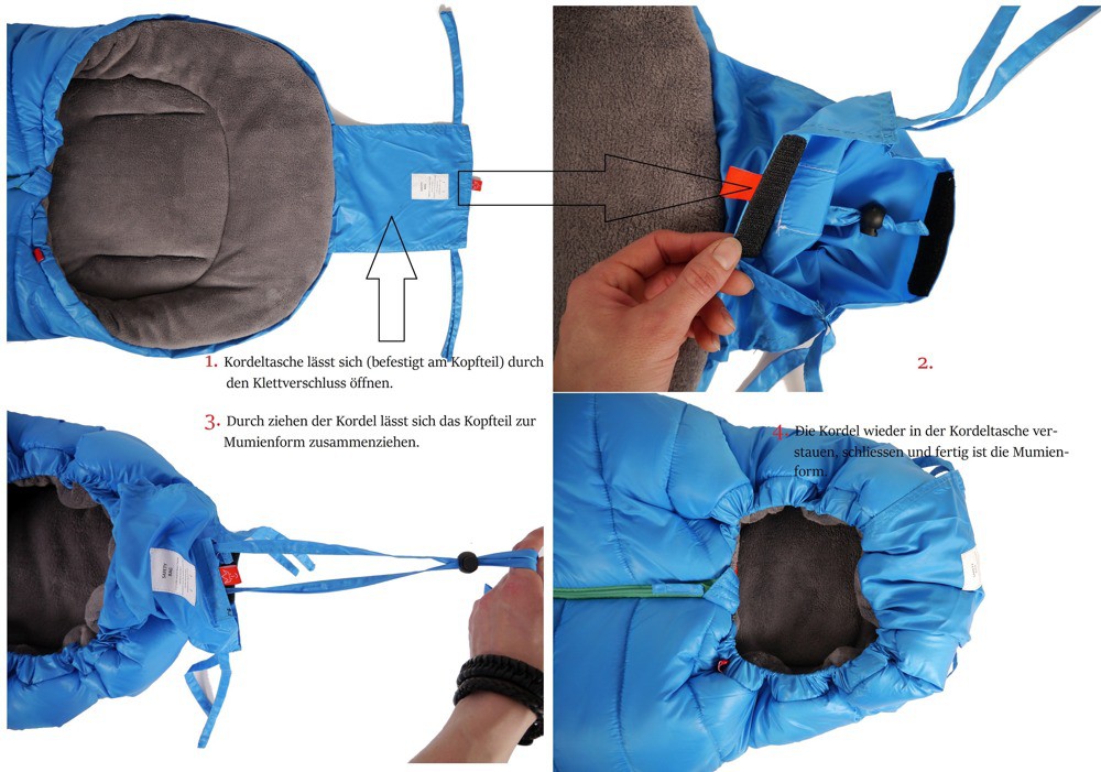 Kaiser, Śpiworek SHINNY Kaiser czarny z czarnym zamkiem