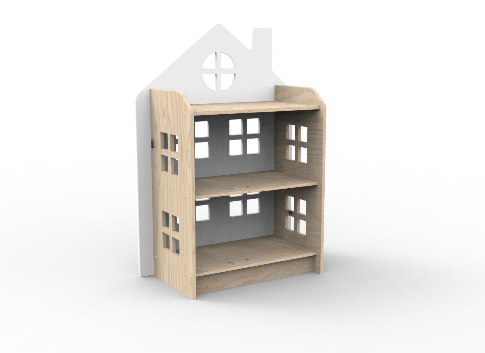 Zuzia - regał/półka/domek dla lalek biały Zuzia - regał/półka/domek dla lalek biały