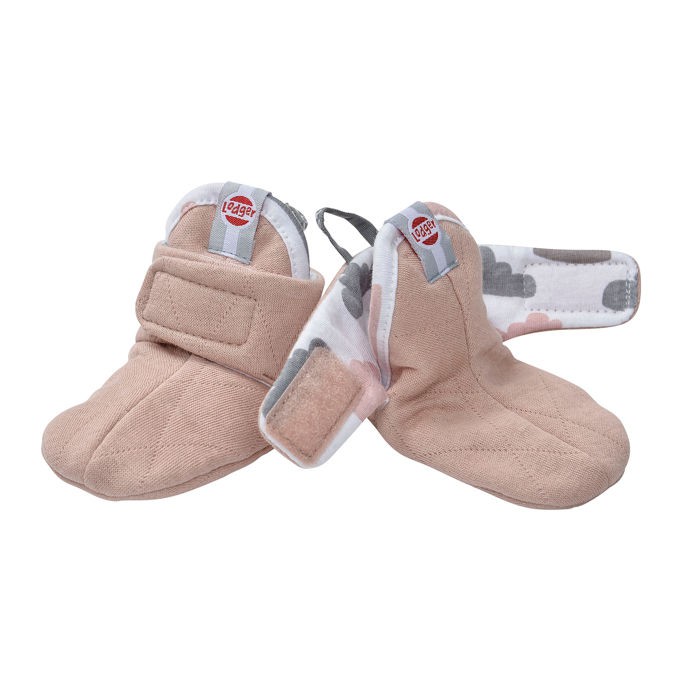 Buciki bawełniane Lodger Nude 0-3m