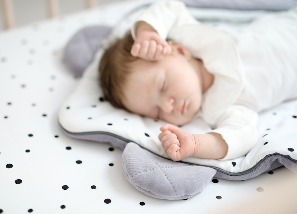 Sleepee, Rożek niemowlęcy Royal Baby Grey/Pink