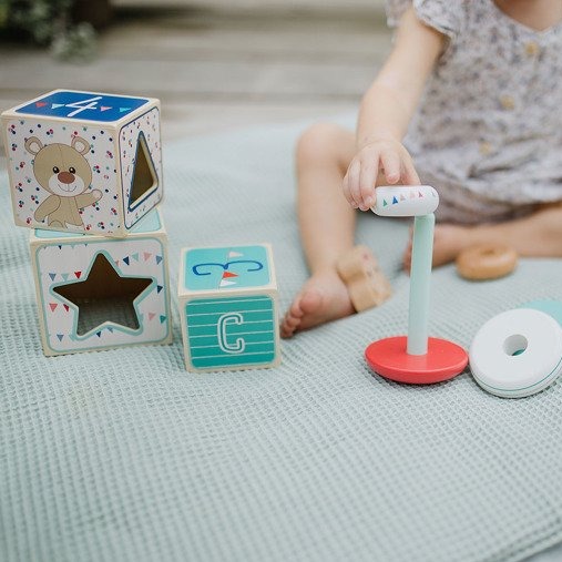 Janod, Piramida wieża drewniana Żyrafka Sophie Janod, Piramida wieża drewniana Żyrafka Sophie