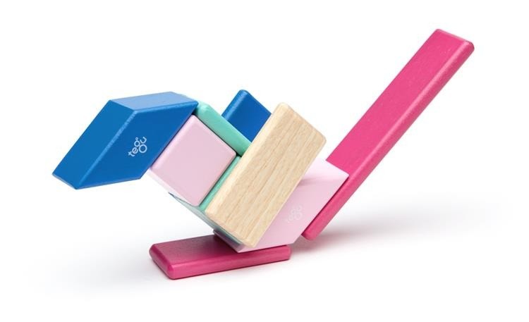 Tegu, Drewniane klocki magnetyczne CLASSICS zestaw 14szt Blossom Tegu, Drewniane klocki magnetyczne CLASSICS zestaw 14szt Blossom