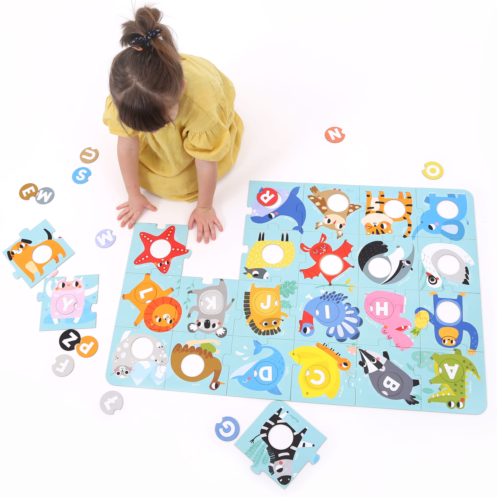 Czuczu, Duuuże puzzle z dziurką Alfabet Czuczu, Duuuże puzzle z dziurką Alfabet