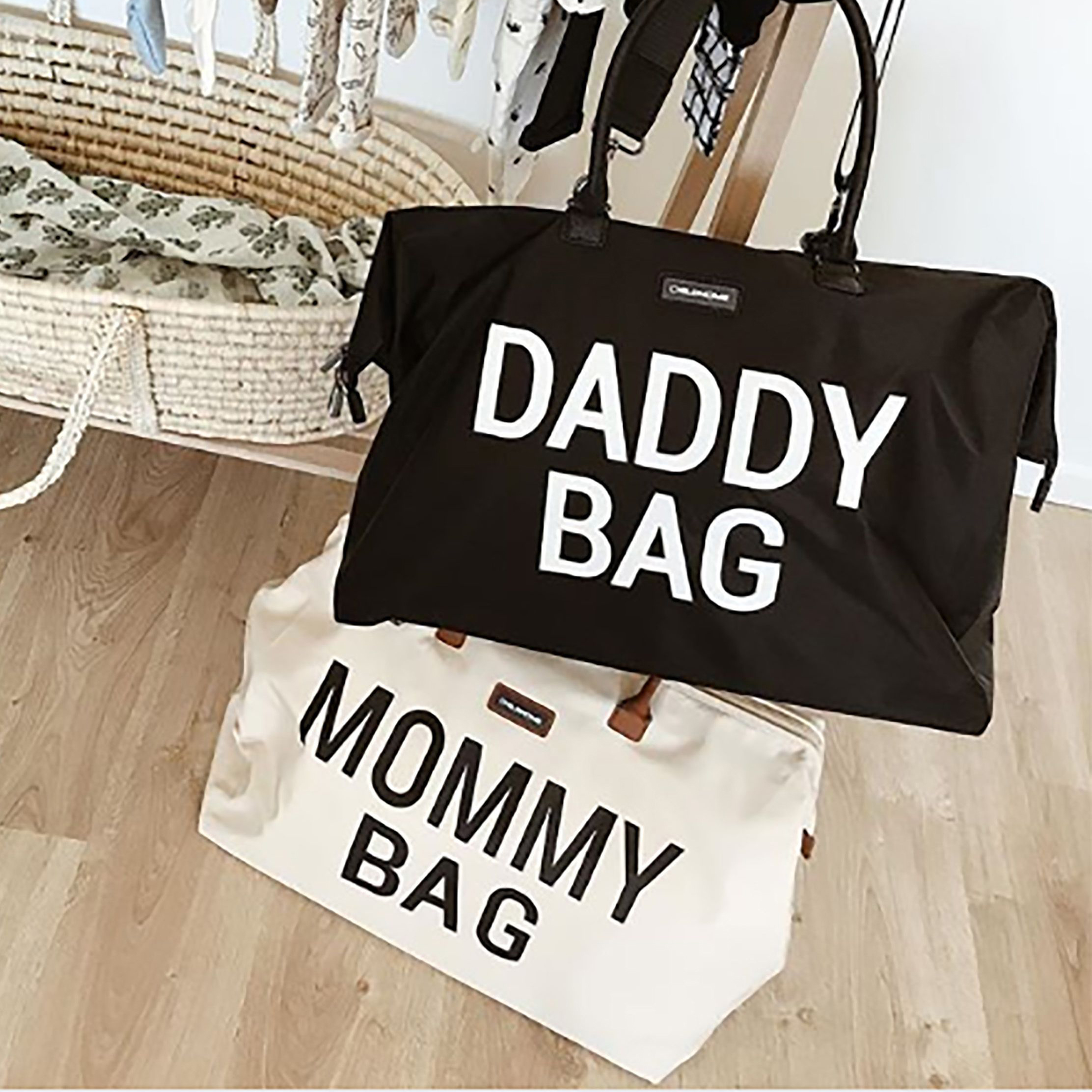 Childhome, Torba podróżna Mommy Bag kremowa