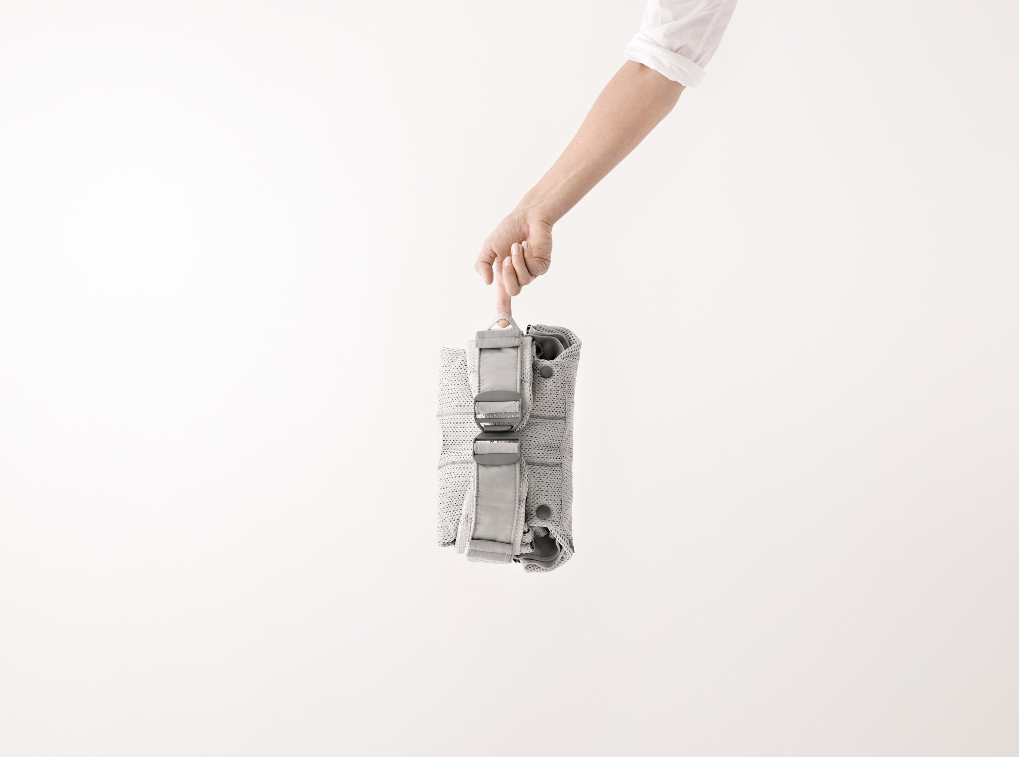 BabyBjorn, ONE AIR - nosidełko, Srebrny BabyBjorn, ONE AIR - nosidełko, Srebrny