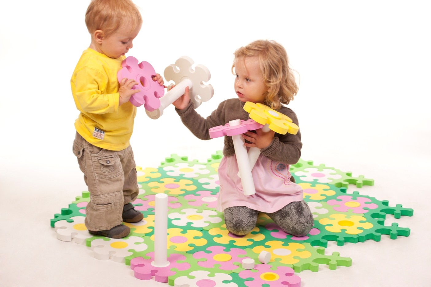 Duża mata piankowa Tessell - łąka Duża mata piankowa Tessell - łąka