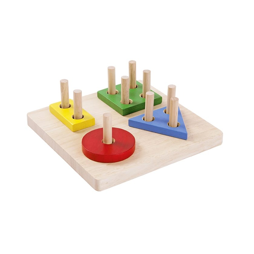 Plan Toys, Plansza z figurami geometrycznymi Plan Toys, Plansza z figurami geometrycznymi