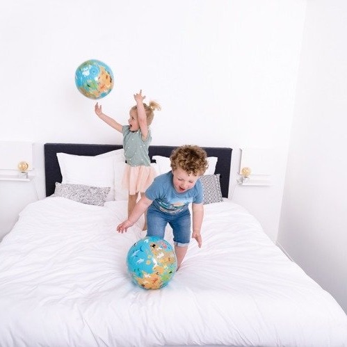 Scratch, Piłka dmuchana Mapa Świata 40 cm