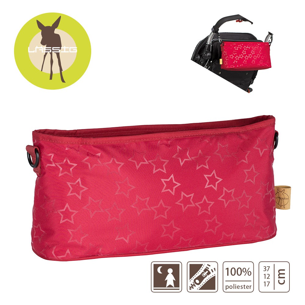Lassig, Casual Label Organizer do Wózka Reflective Star flaming Lassig, Casual Label Organizer do Wózka Reflective Star flaming