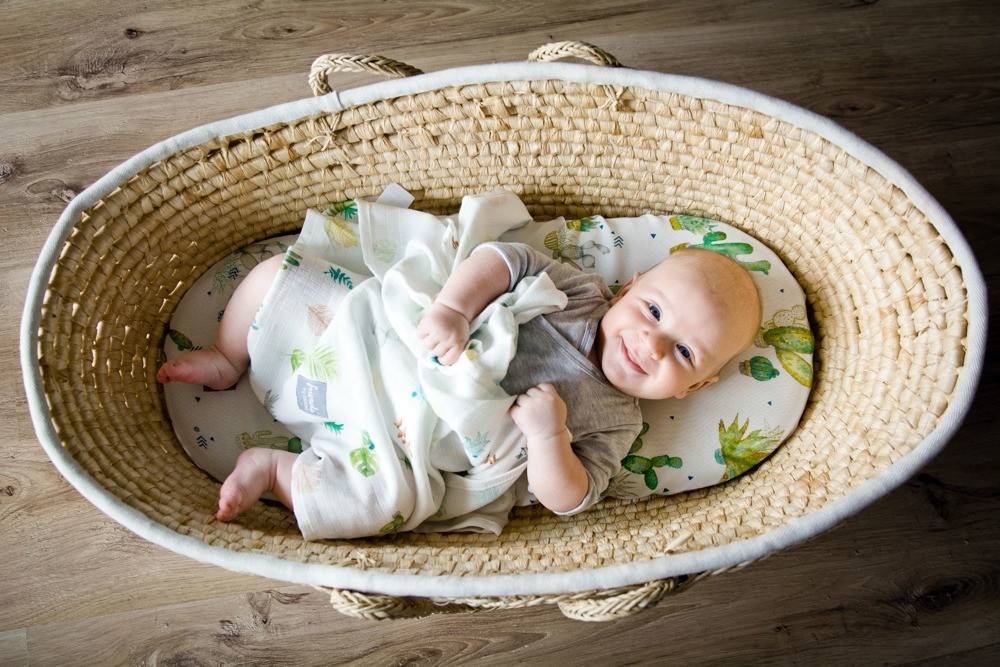 Poofi,  otulacz bambusowy - tygrysy